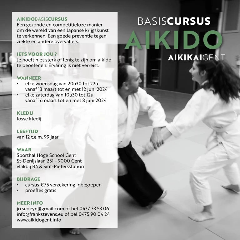 Aikido Gent Basiscursus 2024