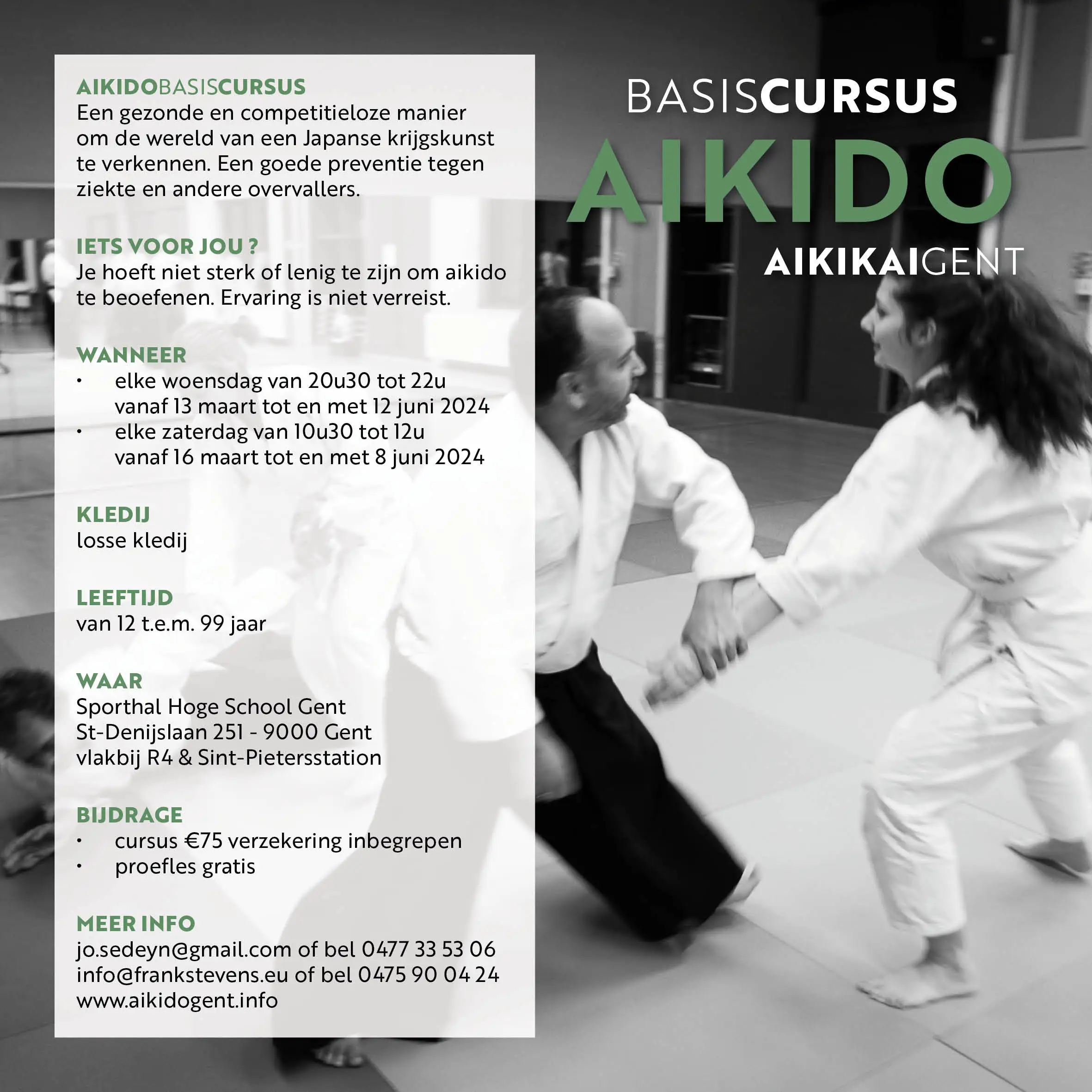 Aikido Gent Basiscursus 2024