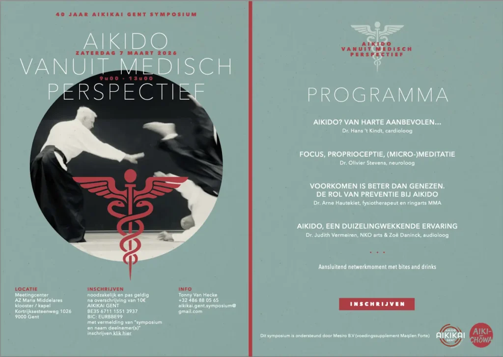 Symposium Aikido vanuit medisch perspectief 2026